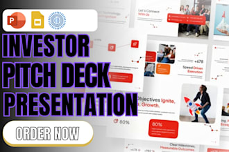 design sales pitch deck powerpoint presentation, marketing template