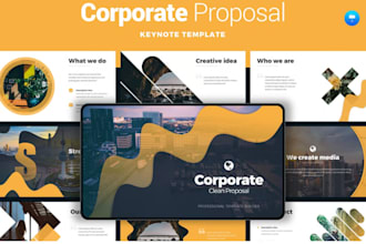 design sales pitch deck powerpoint presentation, marketing template