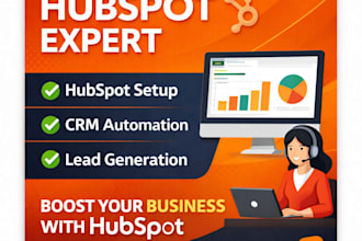 set up and optimize your hubspot CRM with automation and workflows