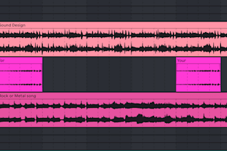 create sound design and synth layers for your rock or metal song