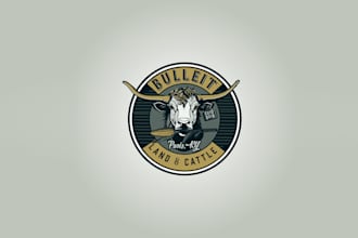 do cattle brand western ranch farm logo