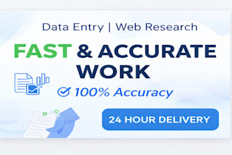 web research data entry as well as pdf to word conversion