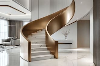 create professional staircase design for your house plan
