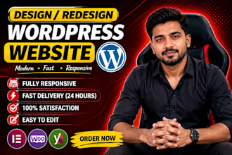 design a modern wordpress website for data analysts and consultants