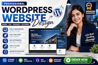 design a modern wordpress website for data analysts and consultas