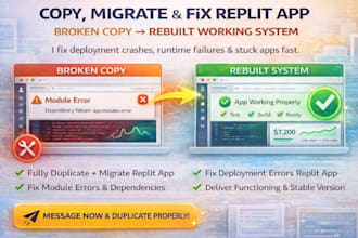 copy replit website migrate replit app fix modules duplicate web app properly