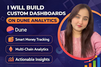 build a professional blockchain analytics dashboard on dune
