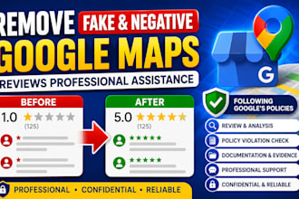 remove fake bad negative google maps business reviews damaging reputation