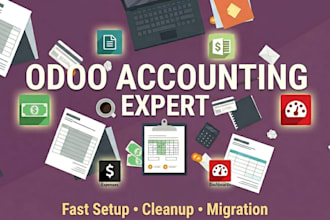 be your odoo accounting consultant setup bookkeeping and data migration