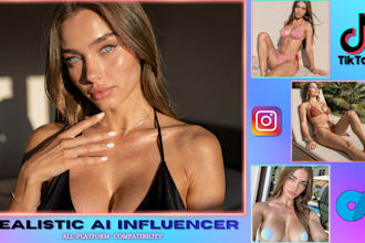 create a professional ai influencer with custom lora and full dataset