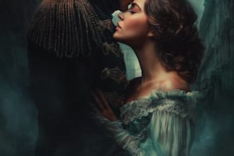 design erotic fantasy romance book cover for kdp