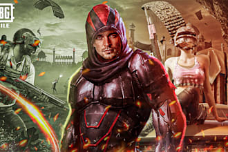 design eye catching gaming and podcast youtube thumbnails in photoshop
