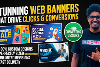 create web banners that convert visitors into customers