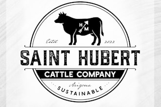 design a western, ranch and cattle brand style logo