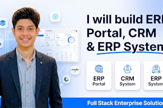 develop erp portal crm and erp