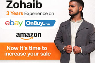 manage and grow your onbuy, ebay and amazon store professionally