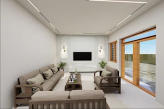 3d luxury room, tiny house, bedroom modern interior design 3d rendering