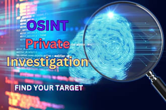 be your online private investigator, osint background check online investigation
