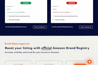 do assist with amazon brand name approval or brand registry
