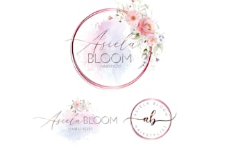 create boho, botanical, whimsical, and floral logo design
