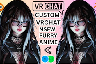 do vrchat avatar commission, anime vrc avatar, furry nsfw, 3d model vr character