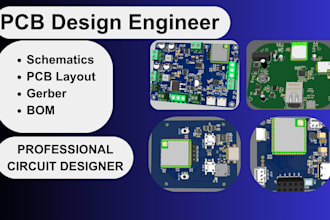design professional schematic and pcb layout in easyeda