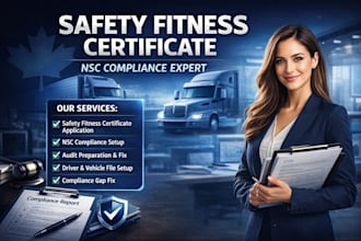 get your safety fitness certificate and fix nsc compliance in canada
