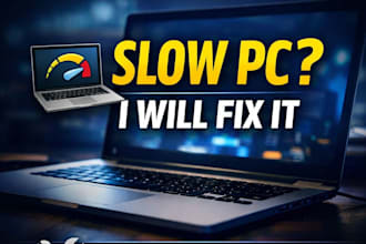 fix windows 10 ,11 issues ,slow pc,software error remotely