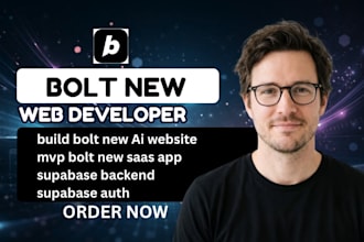 build bolt new ai website mvp bolt new saas app supabase backend supabase auth