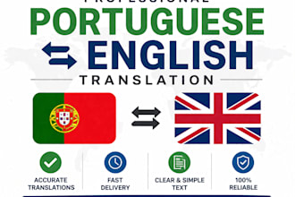 manually translate portuguese to english and english to portuguese