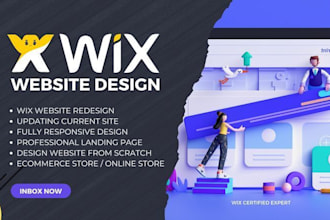 design, redesign wix website, revamp, clone wix website or convert to wordpress