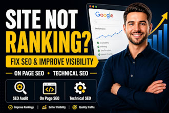 do a comprehensive website SEO audit for wordpress, wix, squarespace and shopify