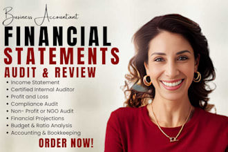 prepare audit financial statement profit and loss income statement trial balance