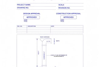 technical sign design, approvals, drafting using corel draw