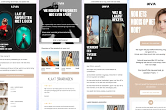 design responsive email newsletter in figma for your brand for klaviyo