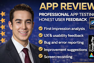 do test review android app testing game user testing  and review ios app review