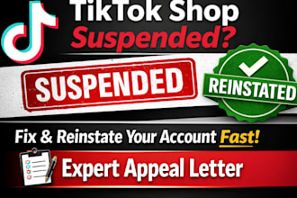 tik tok shop reinstatement remove tiktok shop suspension tiktok violation appeal