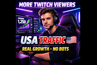 promote your twitch channel to USA audience for real growth