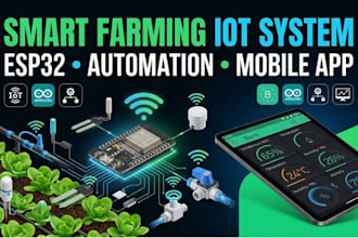 design and develop a smart agriculture iot system with esp32 and blynk