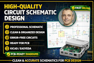 design circult schematic pcb schematic and electronic diagram