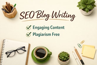 write engaging blog posts and high  quality content