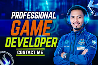 do 2d, 3d mobile game development as unity, unreal engine game developer