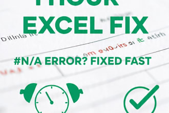fix excel vlookup, index match, data entry errors fast