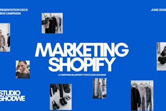 design and promote shopify website marketing