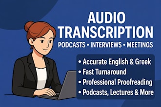 make audio transcriptions for you
