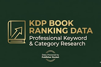 do KDP keyword research and category research for a best seller ranking
