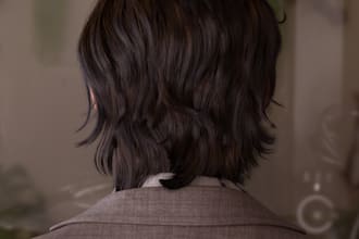 create 3d hair unreal hair metahuman hair and also 3d realistic hair
