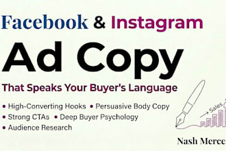 write persuasive facebook and instagram ad copy