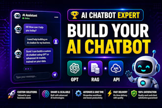 build ai chatbot with custom data and gpt