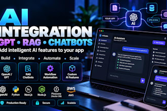 integrate openai gpt rag or ai features into your web app